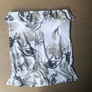 American Eagle Strapless Shirt Flowy Tube Top XS